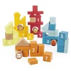 Image de Janod Farm Construction Barrel cubes en bois 12m+ 56 pcs