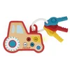 Image de Janod Sound and Light Tractor Keychain jouet d'activité en bois 18m+ 1 pcs