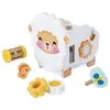 Image de Janod - Cube Multi-Activités Bébés dès 18 Mois - 11 Activités pour Enfant - Jouet d'Éveil - Développement Motricité Fine - Jouet en Bois FSC - Dès 18 Mois