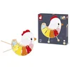 Image de Janod - Xylophone pour Bébé dès 12 Mois en Bois et Métal - Instrument de Musique Enfant - 6 Touches et 2 Baguettes incluses - Jouet d'Imitation et d'Éveil Musical - Peinture à l'eau -Dès 12 Mois