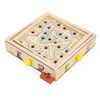 Image de Janod - Jeu Labyrinthe en Bois Enfants et Adultes - Jouet Traditionnel - Parcours de Bille - 2 Billes Métal Fournies - Développe la Concentration et l'Adresse - Jouet en Bois FSC - Dès 5 Ans - J03371