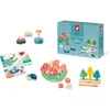 Image de Janod - Box de Jeux Bébé - A partir de 24 Mois - Jouets d'éveil avec Puzzle et Activites Manuelles pour Enfant - Idéal pour activité Enfant 2 Ans - Jouets d'Activité et de Développement Psychomoteur