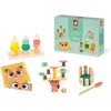 Image de Janod - Box de Jeux Bébé - A partir de 36 Mois - Jouets d'éveil avec Puzzle et Activités Manuelles pour Enfant - Jouets d'Activité et de Développement Psychomoteur - Jouet Enfant 3 Ans et + - J04066