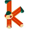 Image de Janod Clown Lettre K