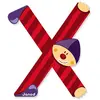Image de Janod Clown Lettre X