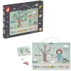 Image de Janod - Calendrier des Saisons - Calendrier Enfant Educatif en Bois 42 x 32 cm - Magnétique - 125 Magnets - Apprentissage du Temps et des Saisons - Version Française - Dès 3 Ans - J05470