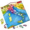 Image de Janod - Carte d'Italie Magnétique - Puzzle Enfant en Bois - 20 Pièces Aimantées - Découvrir et Mémoriser - Jeu Éducatif Géographie - Dès 7 Ans, J05488