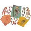Image de Janod - Bodymagnet - Jeu Éducatif Corps Humain - Apprentissage Anatomie, Organes, Squelette, Muscles - 76 Pièces Aimantées - Dès 7 ans - 12 Langues, J05491 multicolore