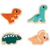 Image de Janod Dino 4 Puzzles Évolutifs Dino