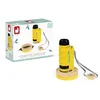 Image de Janod - Microscope de Poche Nomade Enfant - Grossissement 50x-250x + Support en Bois - Idéal Découverte de la Nature et du Jardin Dès 3 Ans