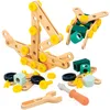 Image de Janod - Mon Premier Jeu de Construction - Baril 100 Pièces - 98 Accessoires + 2 Outils - Imitation - Développe Dextérité & Créativité - 3 Ans + - J06454