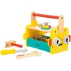 Image de Janod - Mon Premier Jeu de Construction - Caisse à Outils Robot - 30 Accessoires - Imitation - Développe la Motricité Fine - 3 Ans + - J06455