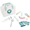 Image de Janod - Mallette du Dentiste - Jouet d'Imitation Métier - 9 Accessoires en Bois et Carton Inclus - Développe l'imagination - Certifié FSC - Peinture à l'eau - Dès 3 Ans, J06550