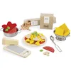 Image de Janod - Pasta Mix - Set de Pâtes - Jouet d'Imitation Cuisine et Dinette - 58 Eléments Inclus en Bois, Carton et Feutrine - Certifié FSC - Peinture à l'eau - Dès 3 Ans, J06598