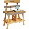 Image de Janod - Muddy Lab - Cuisine Extérieure Enfant - 10 Accessoires - Jouet d'Imitation - Jeu D'Extérieur pour Enfant - Cuisine en Bois FSC - Dès 3 Ans, J06632