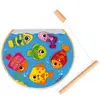 Image de Janod - Speedy Fish Puzzle Game - Develops Fine Motor Skills and Concentration - From 18 Months Old, J07088, Multicolore, Taille unique