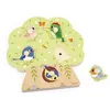 Image de Janod - Puzzle Sonore en Bois Oiseaux - 5 Pièces Qui Déclenchent des Sons d'oiseaux - Développe la Motricité et Audition - Dès 18 Mois