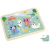 Image de Janod - Puzzle en Bois 24 Pièces Enfant Dès 4 Ans - Thème Ferme - Modèle Inclus + Jeu des 5 Erreurs sur Le Plateau - Développe la Concentration et l'Observation - Produit FSC - J07126