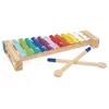 Image de Janod - Xylophone en Bois et Métal - Instrument de Musique Enfant - 12 Touches et 2 Baguettes incluses - Jouet d'Imitation et d'Éveil Musical - Peinture à l'eau -Dès 18 Mois, J07663