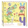 Image de Janod - My Arts & Crafts - Dès 4 Ans - Kit Découpage et Collage - 4 Tableaux - Kit Loisir Créatif Enfant - Apprentissage Motricité Fine et Concentration - J07743