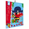 Image de Janod - Coffret Mosaïques en Mousse Pirates - Les Ateliers du Calme - Kit Loisir Créatif Enfant - Apprentissage Motricité fine et Concentration - Dès 5 ans, J07897