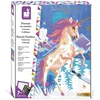 Image de Janod - Coffret Peinture Par Numéro Licornes - 2 Tableaux à Réaliser - Les Ateliers du Calme - Kit Loisir Créatif Enfant - Dès 7 Ans, J07985, Multicolore, Taille unique