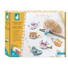 Image de Janod - Coffret 6 Barrettes à Créer - Animaux Pailletés - Les Ateliers Bijoux - Kit Loisir Créatif Enfant - Apprentissage Motricité Fine et Créativité - Dès 6 ans - J07997