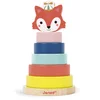 Image de Janod - Empilable Renard, Baby Forest - Jeu Empilable en Bois - Jouet d'Éveil - Développement de la Motricité Fine - Premier Âge - Multi Couleurs - Dès 1 an, J08014