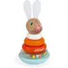 Image de Janod - J08248 - Stackable Culbuto Rabbit (Wood) - Wooden Early-Learning Toy - Educational Game - Fine Motor Skills - 12 Months - Multicolore