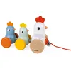 Image de Janod - Poules et Poussins à Promener en Bois - Jouet à Tirer - Jouets d'Eveil et Premier Age - Roues Silencieuses - Apprentissage Motricité et Imagination - Certifié FSC - Dès 18 Mois, J08259