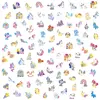 Image de 100 Gommettes Licornes Multicolore