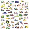 Image de 50 Grandes Gommettes Vehicules Multicolore