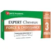 Image de Forté Pharma - Expert Cheveux Force & Croissance - Complément alimentaire Vitalité capillaire pour cheveux abîmés, cassants - Biotine, L-cystine, Roquette, renforcé en Kératine - 90 comprimés, 1/jour
