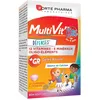 Image de Forté Pharma Multivitamines enfants Multivit Kids à croquer 30 comprimés