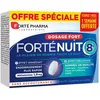 Image de Forté Pharma - ForteNuit 8h - Complement Alimentaire Sommeil adulte à base de melatonine 1.9mg, GABA, Valériane Passiflore - Endormissement rapide favorisé, Douce nuit - 30 comprimés Bi-couches