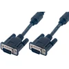 Image de MCL MC340B/15P-2M Câble S-VGA HD15 mâle / mâle surblindé 3 coax + 9 fils 2 m Noir