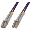 Image de MCL Câble Optique LC / LC Multimode Duplex 50/125 - 3 mètres Violet - Fibre Optique - Routeur, Switch, Serveur - Réseau