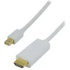 Image de MCL Mc394e-2 m/W-1080p câble Mini DisplayPort vers HDMI 2 m   Blanc