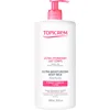Image de Topicrem - Ultra Hydratant Lait Corps - Hydrate 48h, Relipide, Protège la Peau - Texture Onctueuse, Odeur Délicate - Crème Hydratante pour Peaux Sensibles - Fabrication Française - 1L