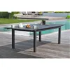 Image de Table de jardin - 10/12 places - Aluminium - Gris - MIAMI