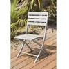 Image de Chaise de jardin pliante - Aluminium - Gris - MARIUS
