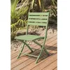 Image de Chaise de jardin pliante - Aluminium - Vert lagune - MARIUS