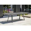 Image de Table de jardin - 10/12 places - Aluminium - Gris - STOCKHOLM
