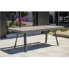 Image de Table de jardin - 10/12 places - Aluminium/céramique - Gris - STOCKHOLM