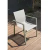 Image de Fauteuil de jardin empilable en aluminium MIAMI - kaki/Gris