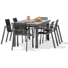 Image de Salon de jardin extensible - 6/10 places - Aluminium - Anthracite - VENISE