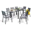 Image de Salon de jardin - 8 places - Aluminium - Anthracite - TOLEDE