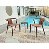 Image de Fauteuil de jardin empilable - Polypropylène - Terracotta - DIEGO