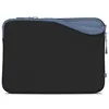 Image de MW Basics Housse Macbook Neo 13 Pouces - Pochette Macbook Neo 13 Pouces Pochette Mac Neo Noir sur Mesure en Mousse à Mémoire 5 mm - Doublure Polaire, 50% Matières Recyclées - Black/Earth