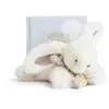 Image de Doudou et Compagnie - Doudou Lapin Bonbon - Boite Cadeau - Taupe - 16 Cm - Doux - Idée Cadeau de Naissance Fille et Garçon - Garantie Doudou Perdu - DC3377